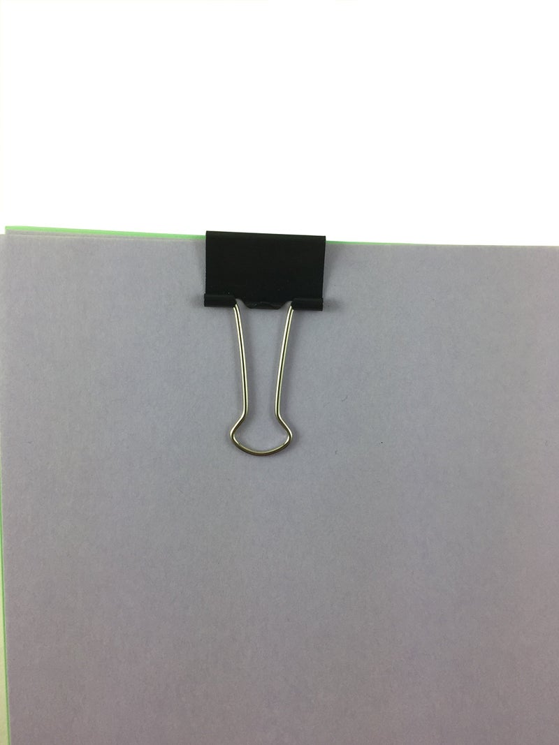 Clipco Binder Clips Small 1-Inch Black (144-Pack) - Image 3